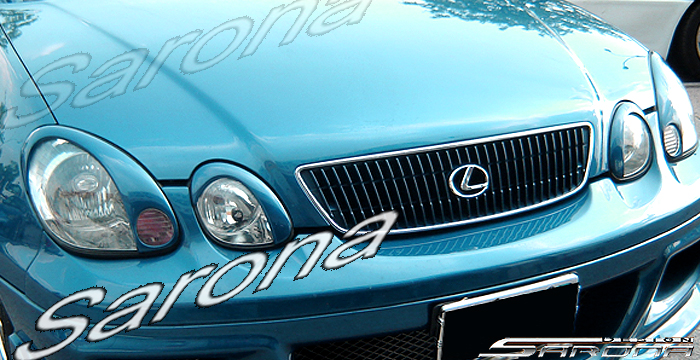 Custom Lexus GS300/400 Eyelids  Sedan (1998 - 2005) - $149.00 (Manufacturer Sarona, Part #LX-008-EL)